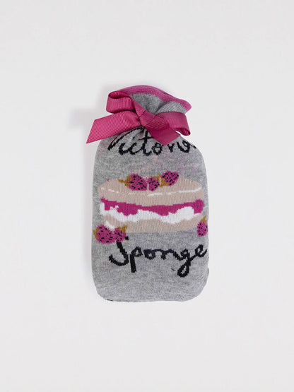 Victoria Gots Organic Cotton Socks in a Bag - Grey Marle