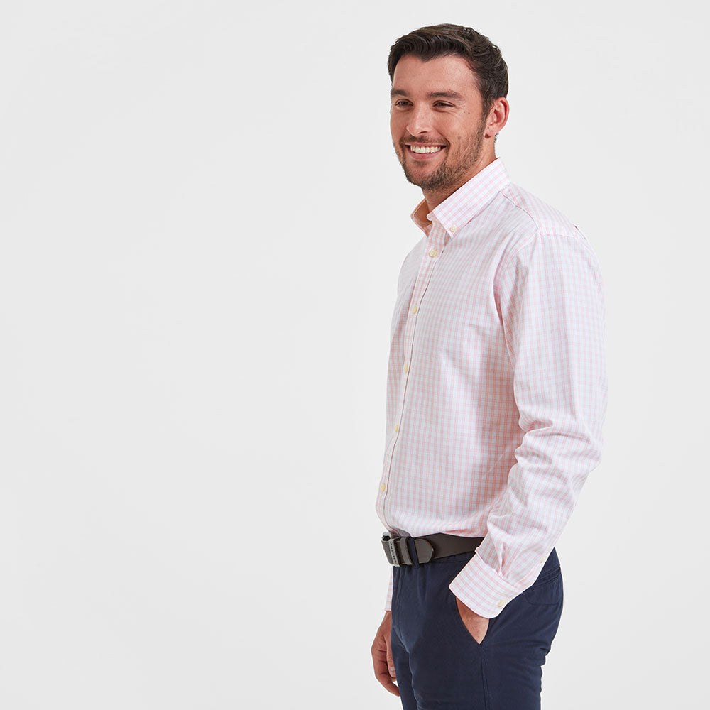 Harlyn Tailored Shirt - Pink Check