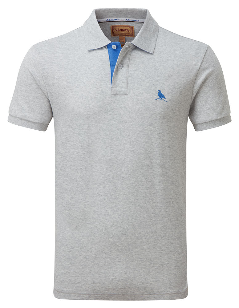 St Ives Jersey Polo Shirt - Grey