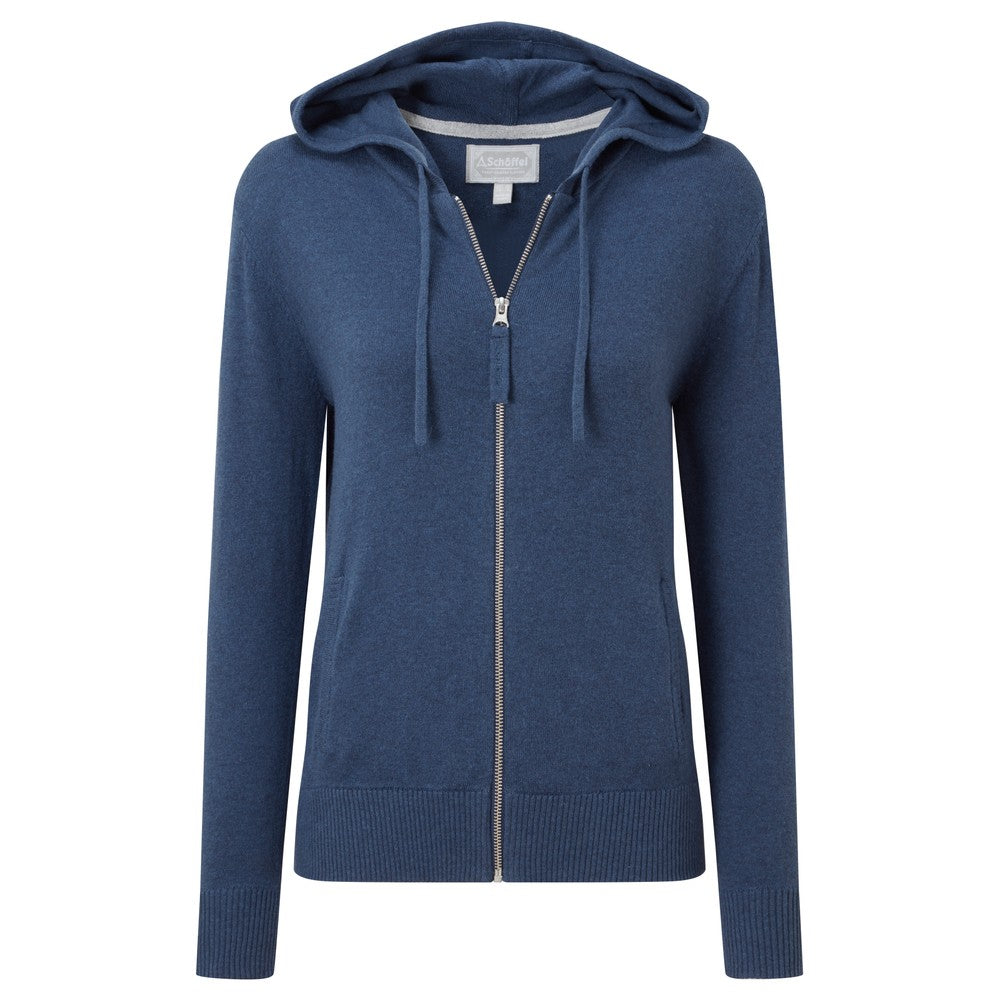 Fowey Knitted Leisure Hoodie - French Navy