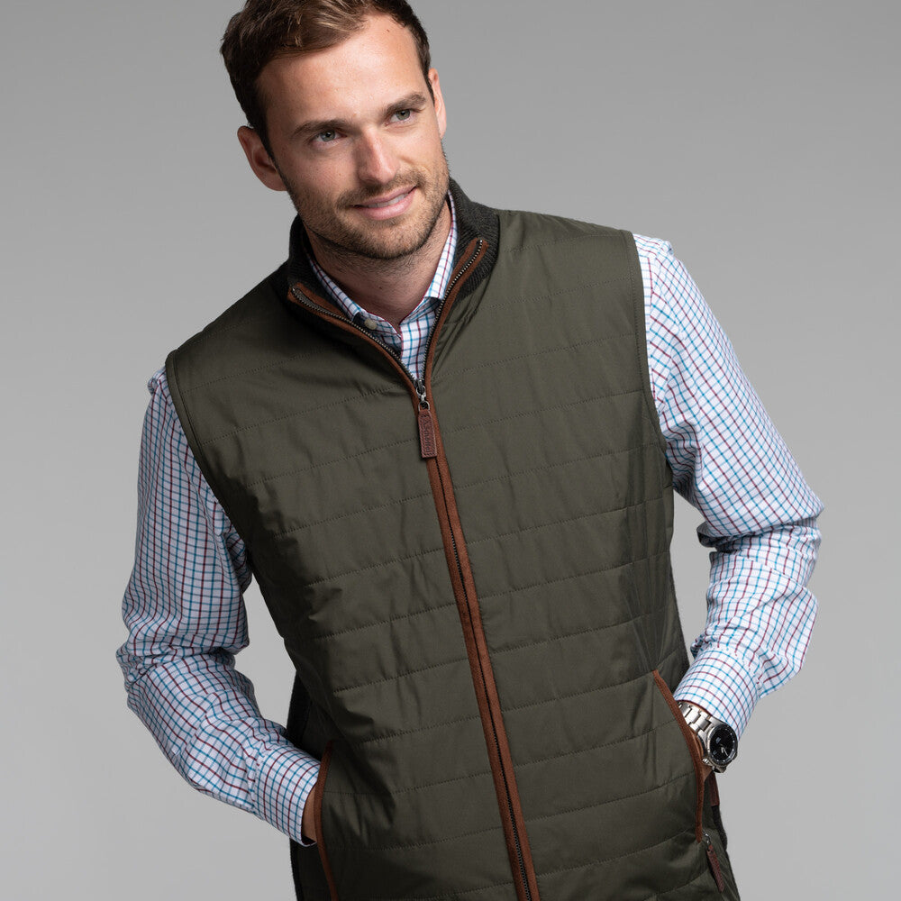 Hybrid Aeroblock Gilet - Loden Green