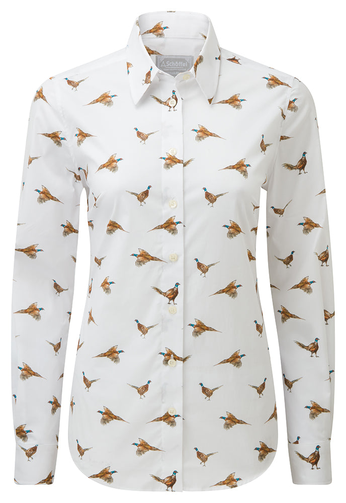Norfolk Shirt - Pheasant Print
