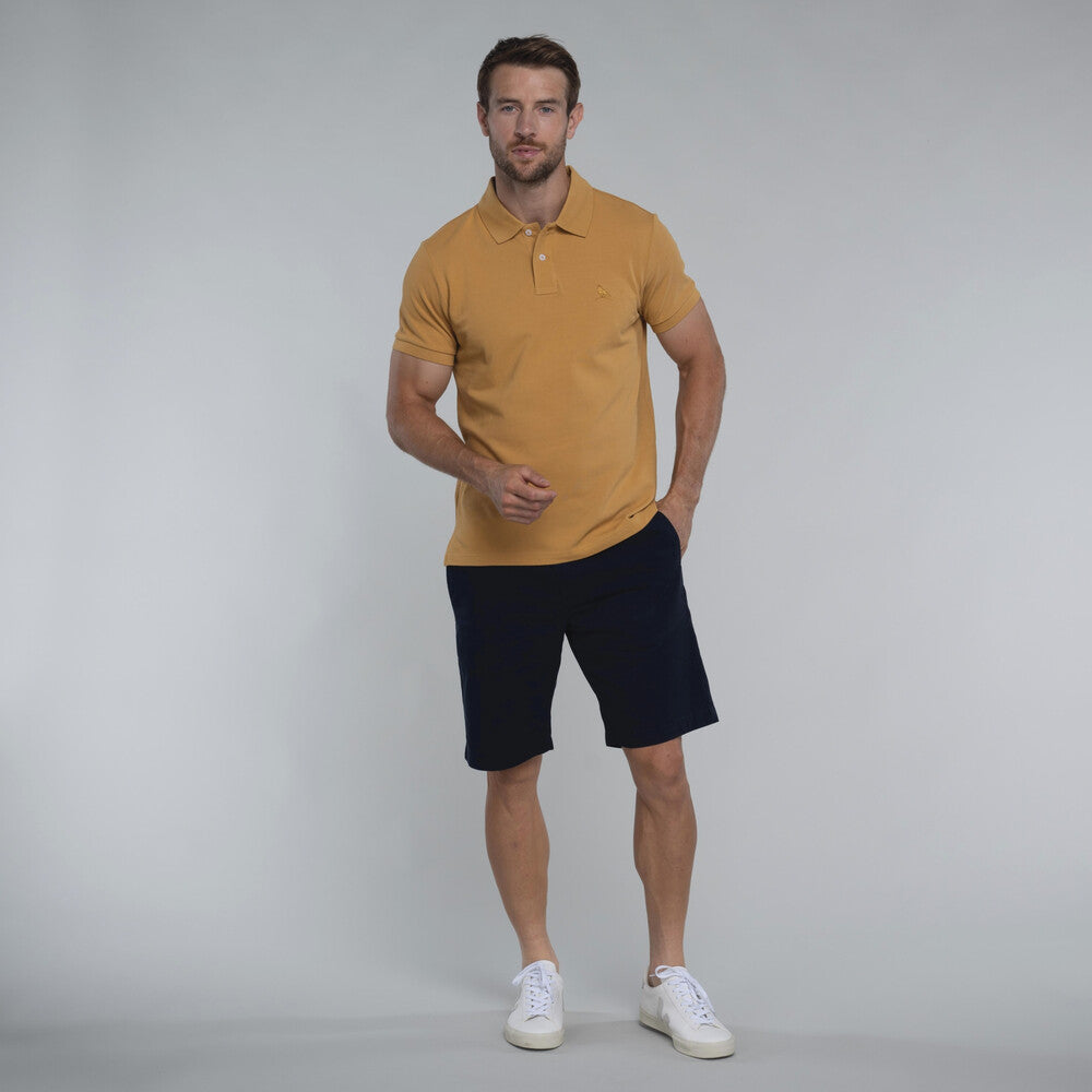 St Ives Tailored Polo Shirt - Mustard