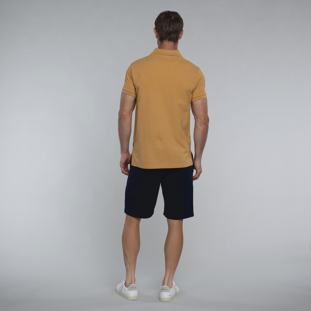 St Ives Tailored Polo Shirt - Mustard