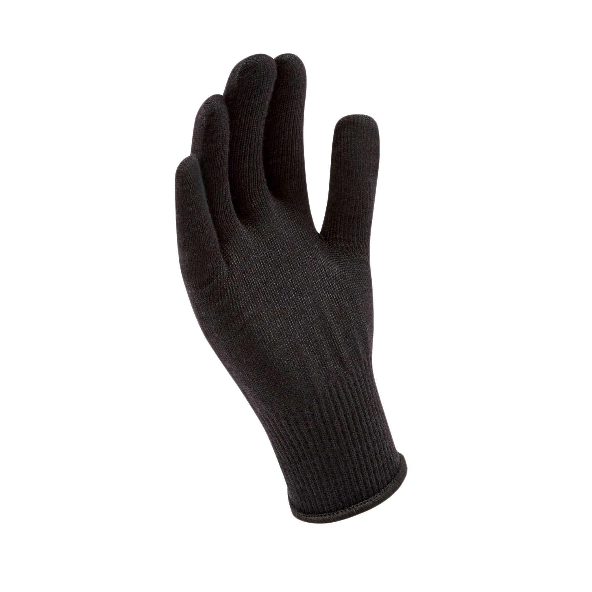 Solo Merino Liner Gloves - Black