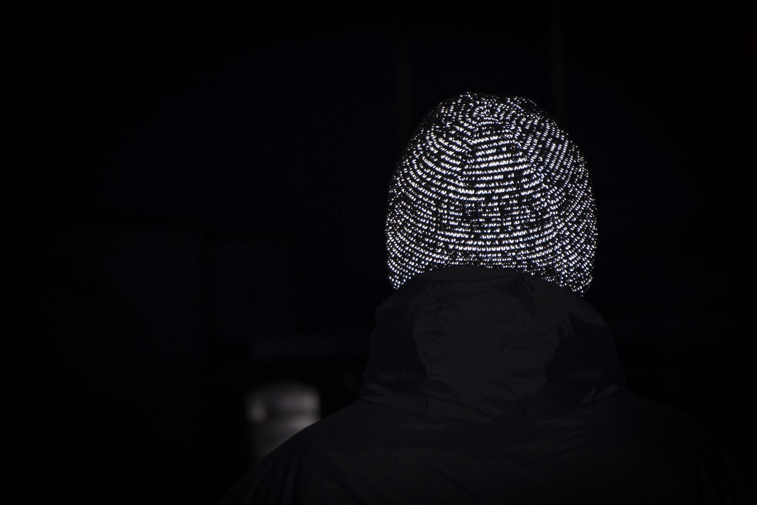 Waterproof Cold Weather Reflective Beanie - Black