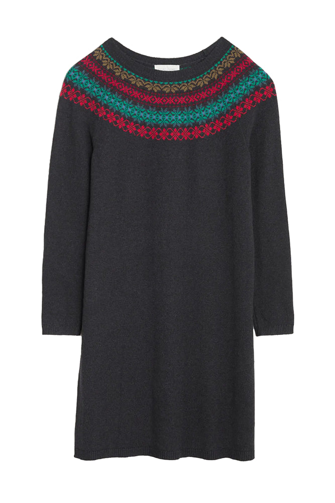 Centrepiece Knitted Dress - Ripe Berry Onyx Mix