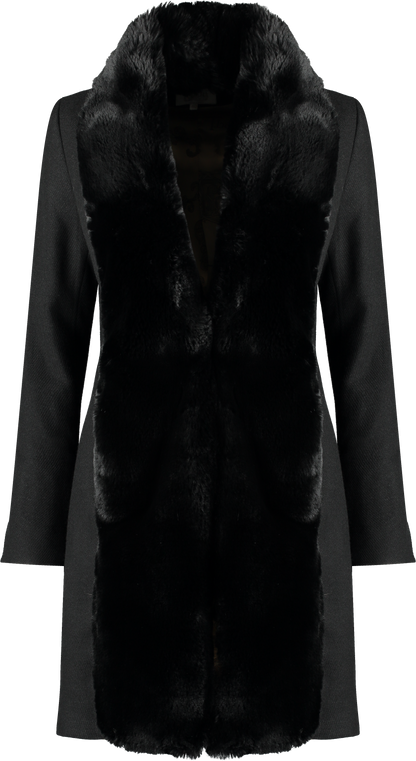 St Petersburg Short Coat - Black