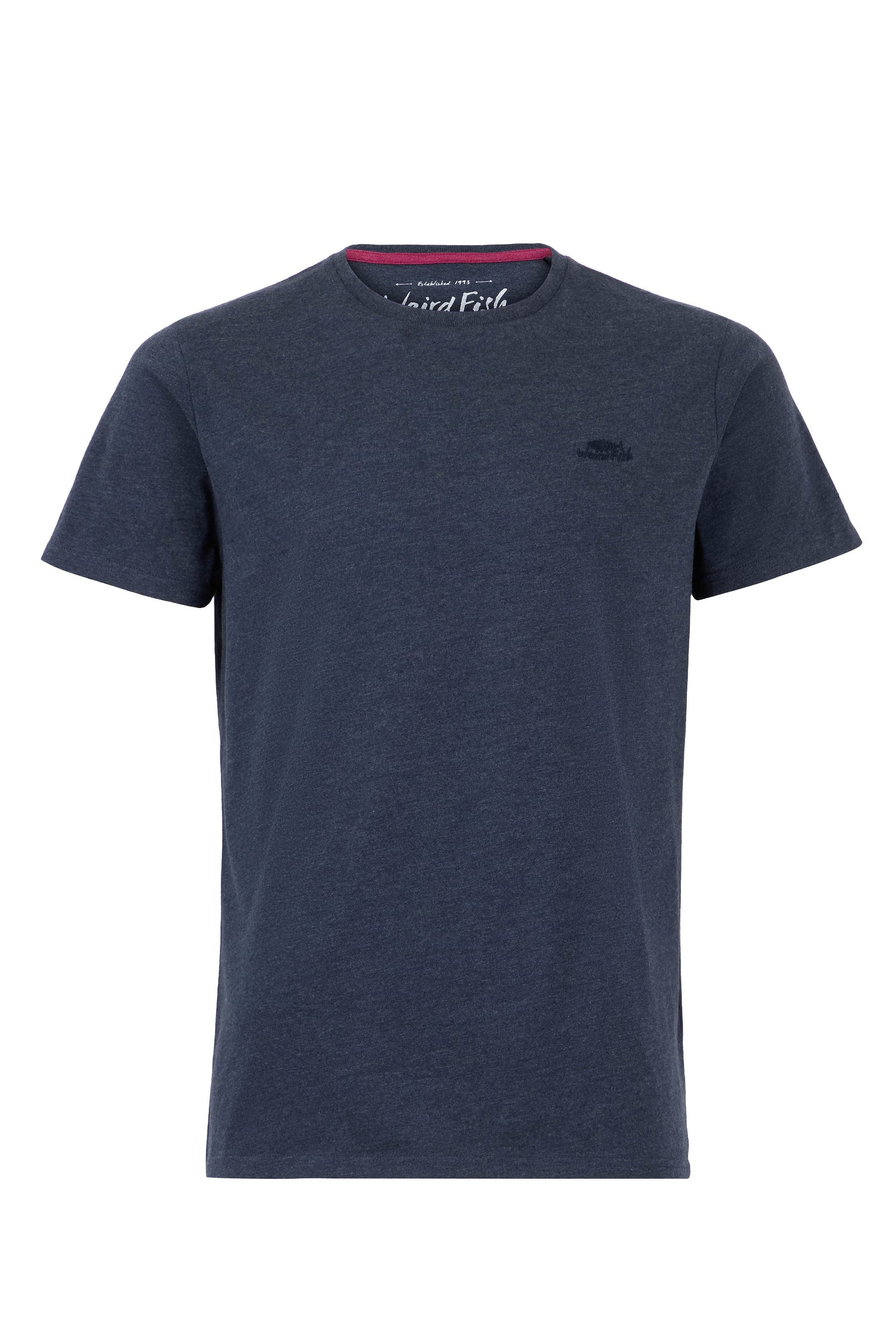 Fished Eco Branded Tee - Navy