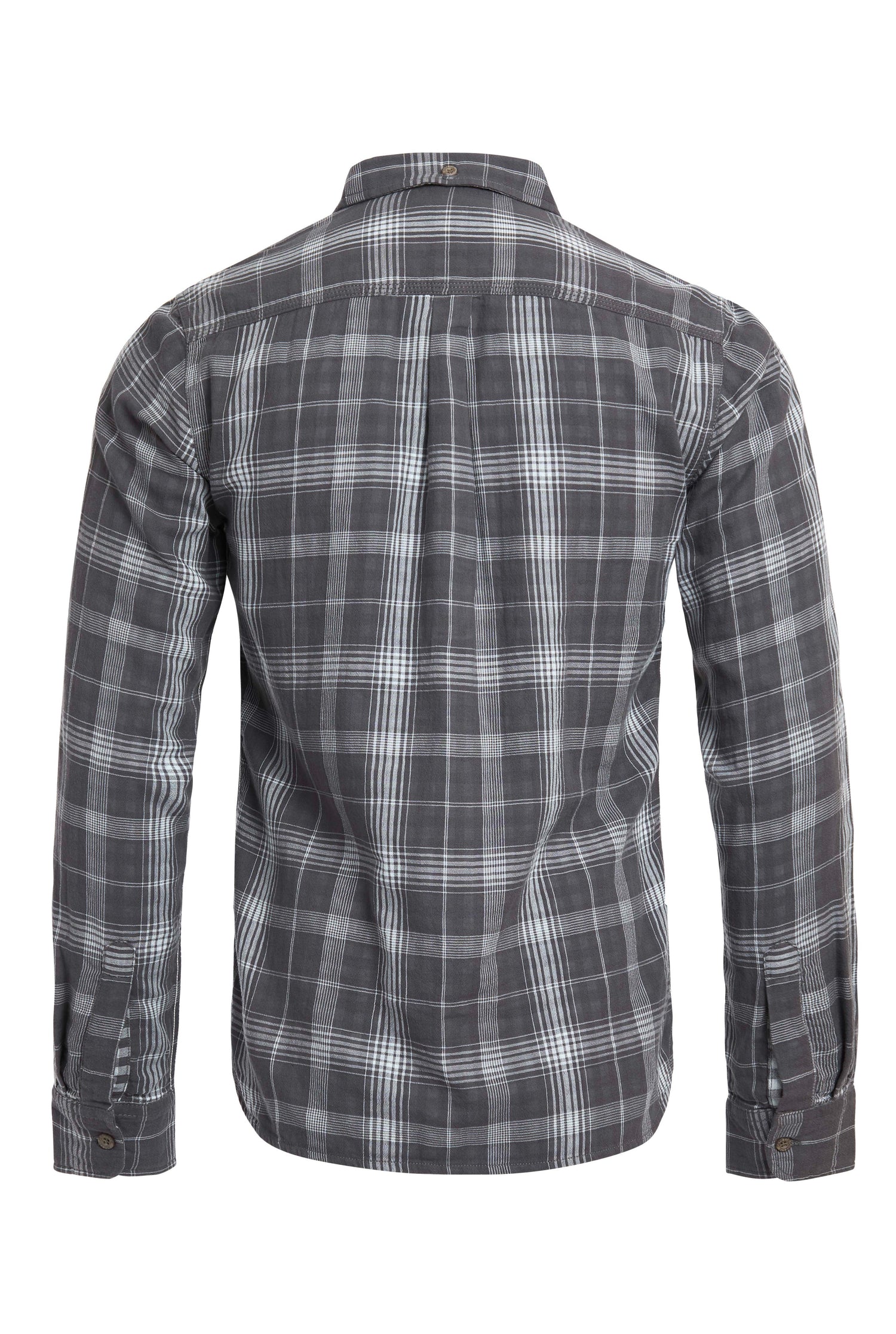 Lindale Long Sleeve Check Shirt - Cement