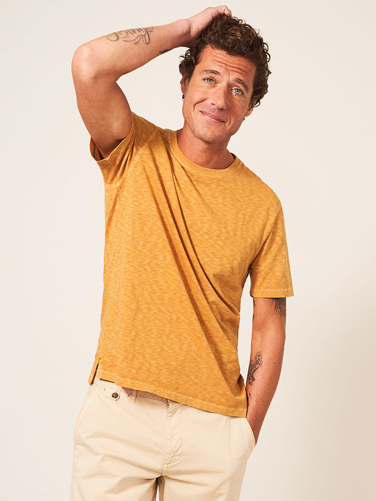 Abersoch Short Sleeve Tee - Bright Orange