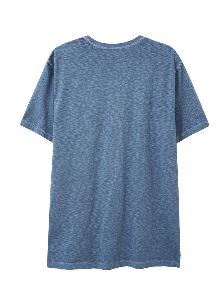 Abersoch Short Sleeve Tee - Mid Blue