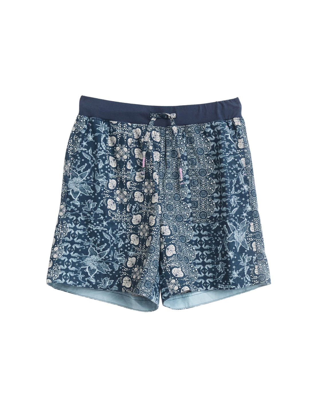 Effie Linen Shorts - Blue Multi