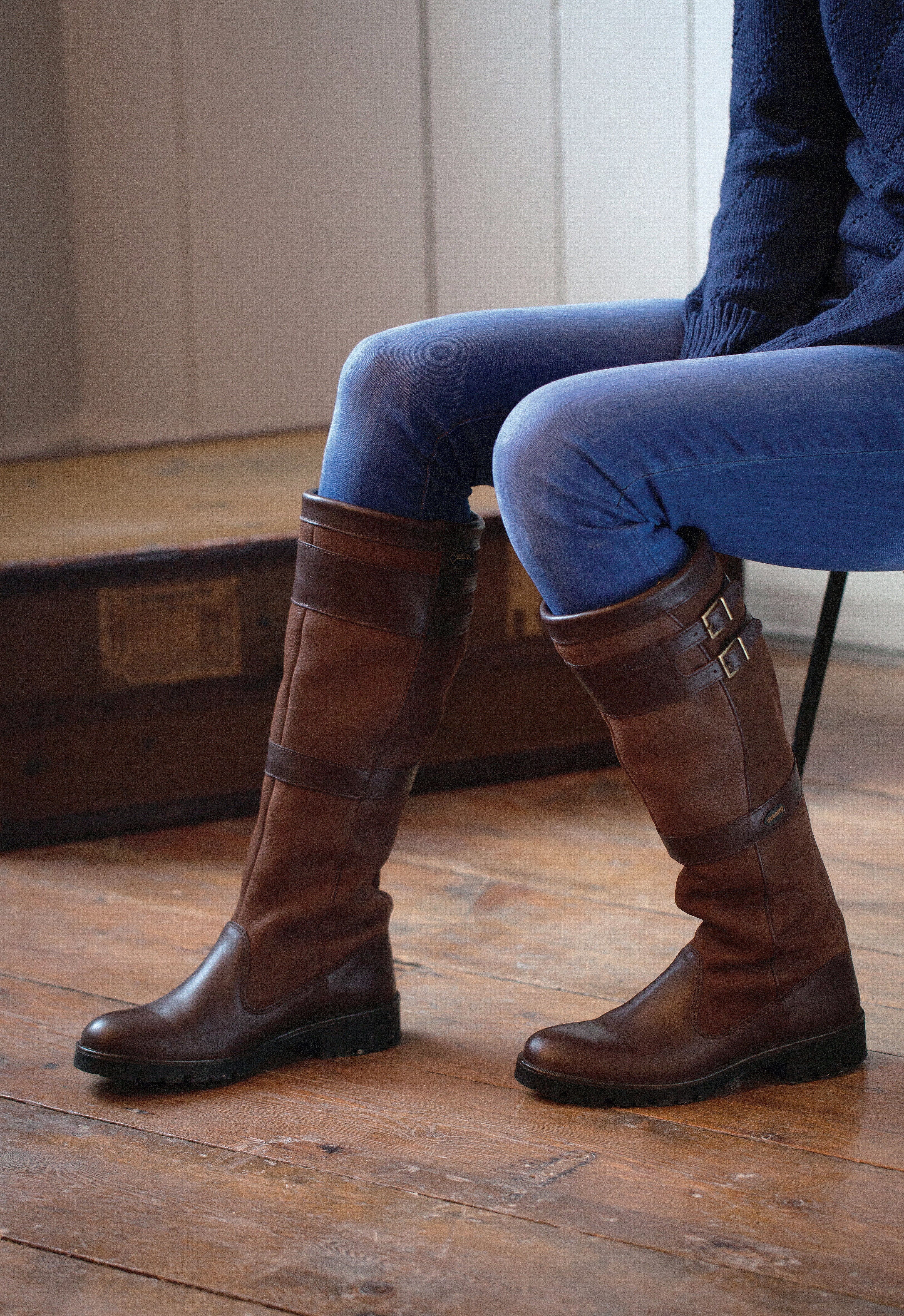 Longford Leather Boot - Walnut