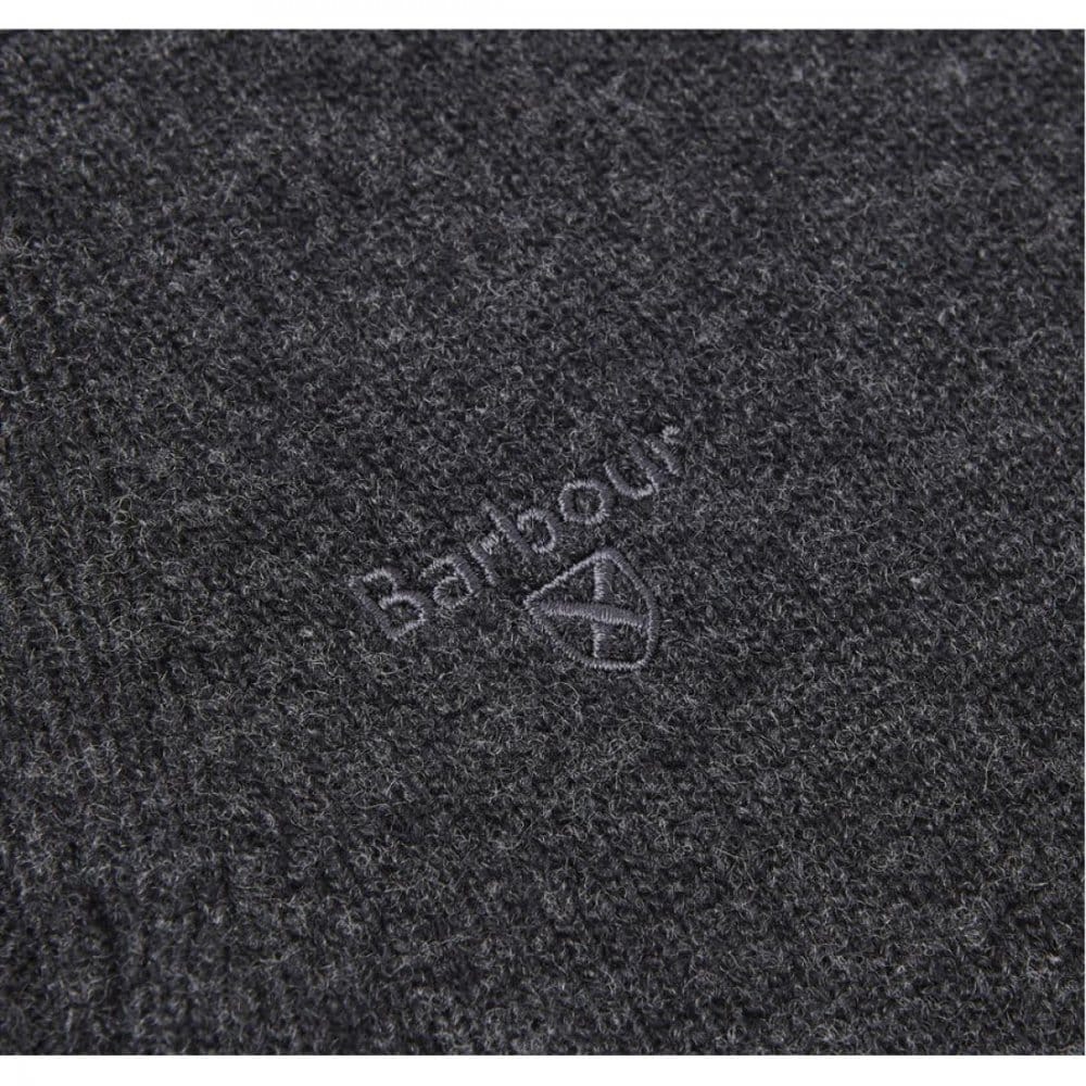 Essential Lambswool Half Zip Jumper - Charcoal