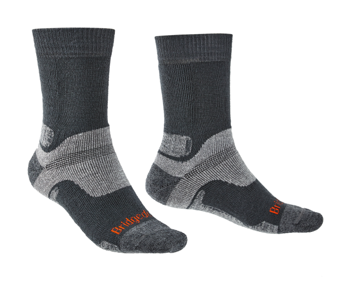 Hike Midweight Merino Performance Socks - Gunmetal