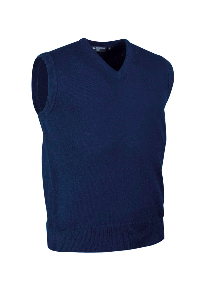 Windermere Lambswool Slipover - Navy