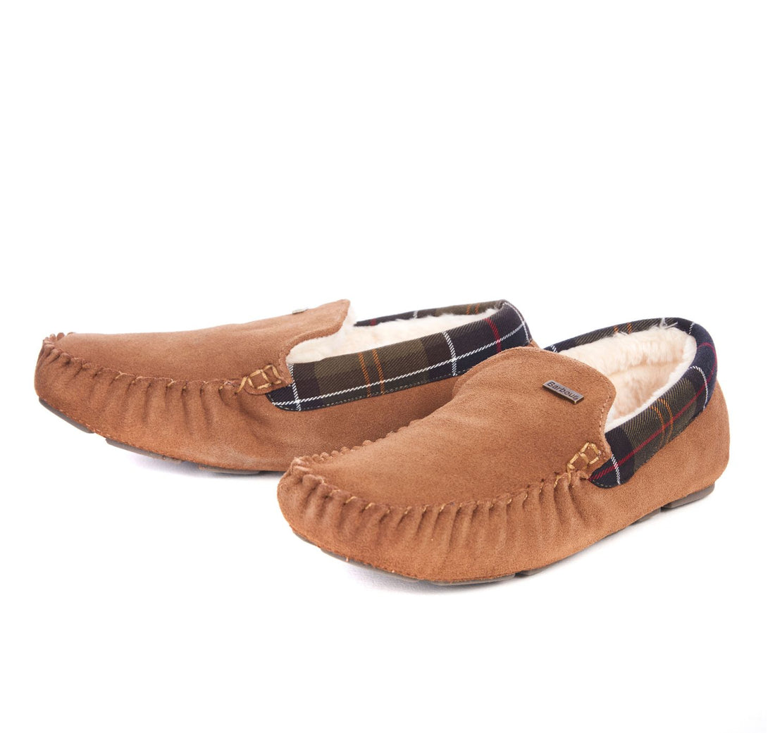 Monty Slippers - Camel Suede