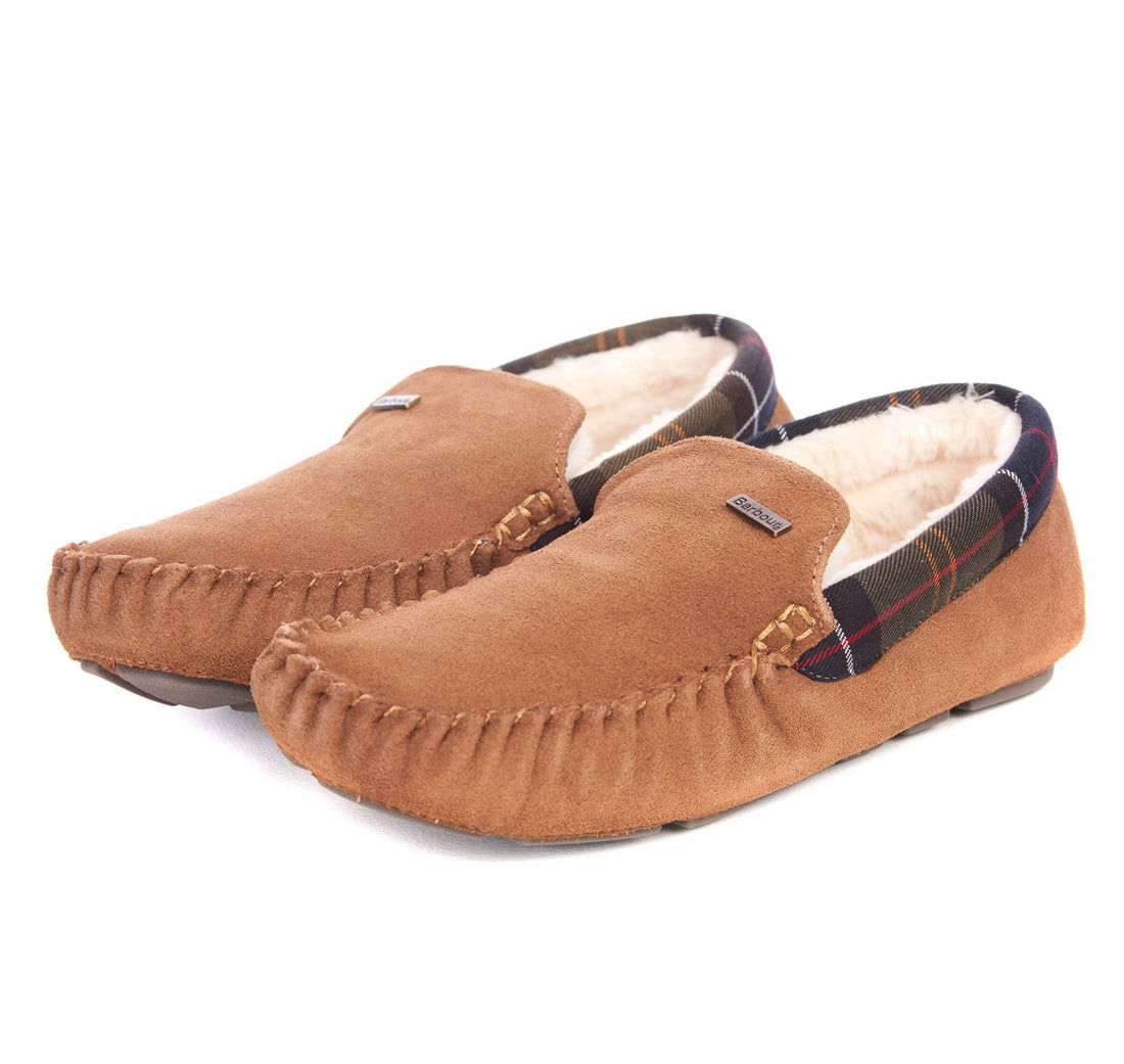 Monty Slippers - Camel Suede