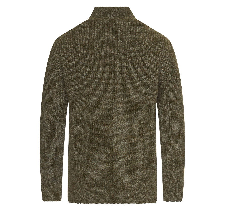 New Tyne Half Zip Sweater - Derby Tweed