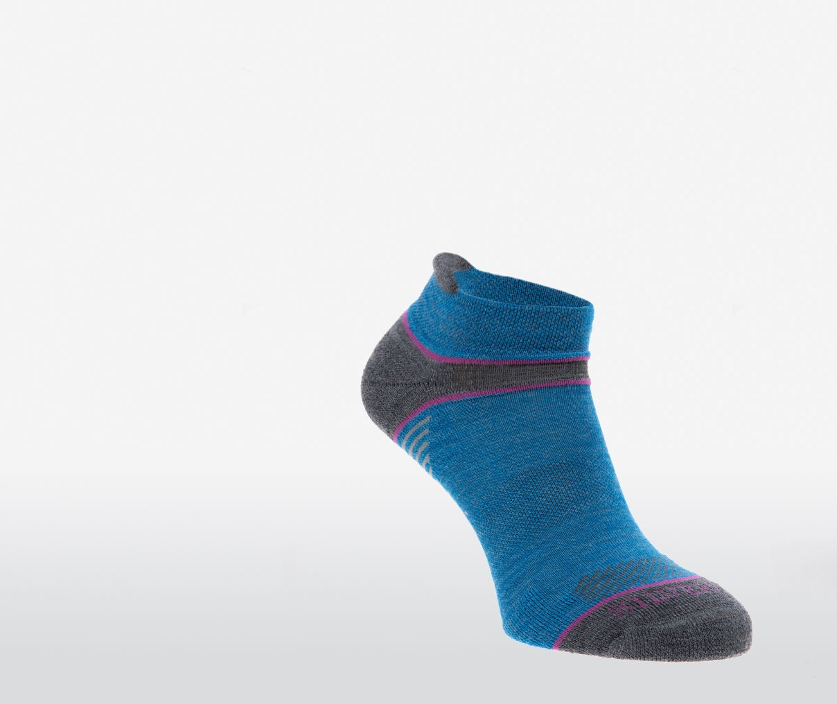 On the Move No Show Socks - Pink/Blue