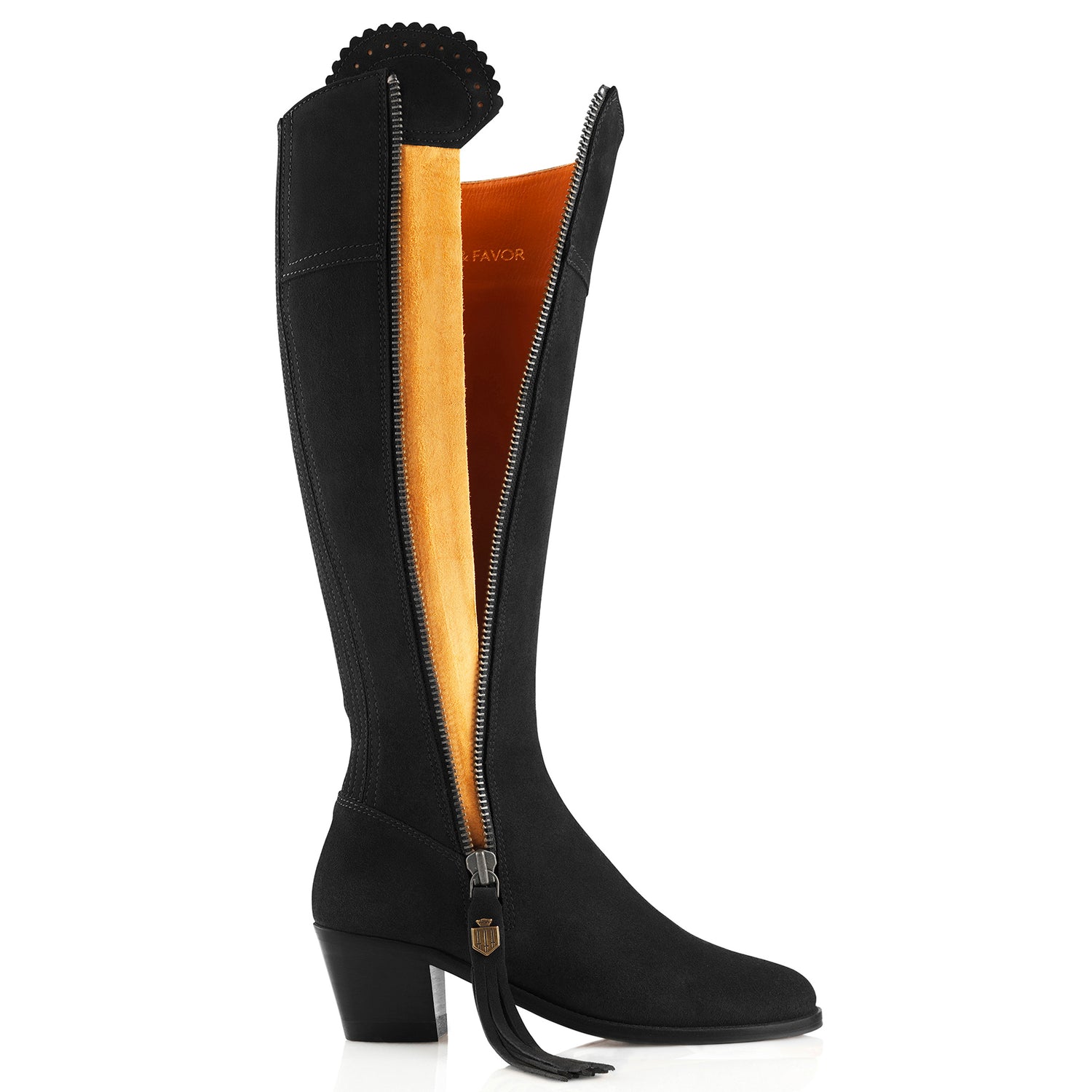 Regina Heeled Boot - Black