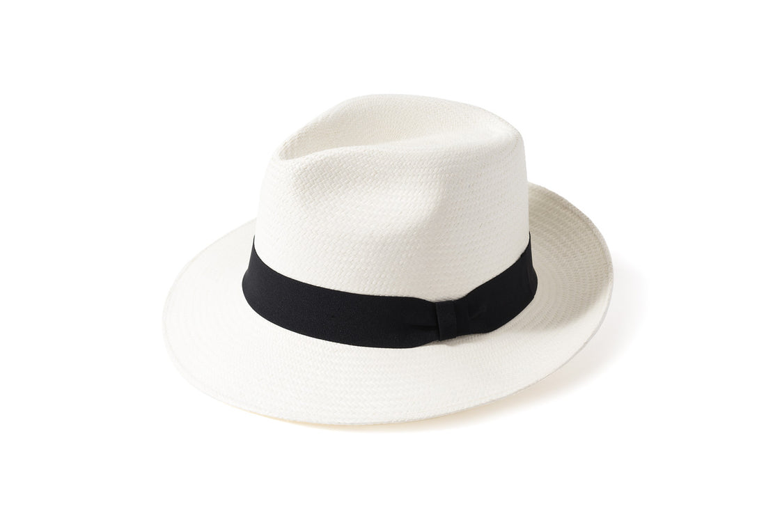 Snap Brim Panama Hat - Bleach