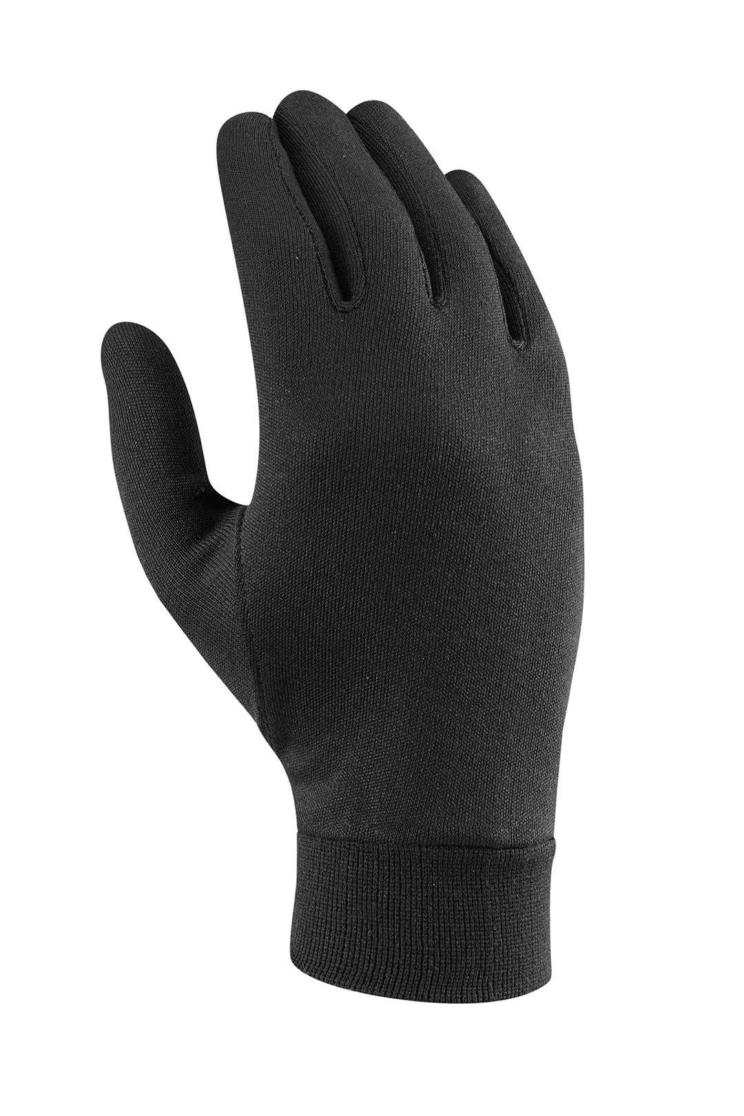 Silk Warm Gloves - Black