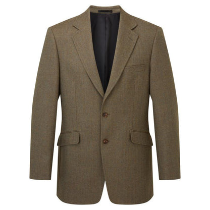 Belgrave Tweed Sports Jacket - Loden Green Herringbone