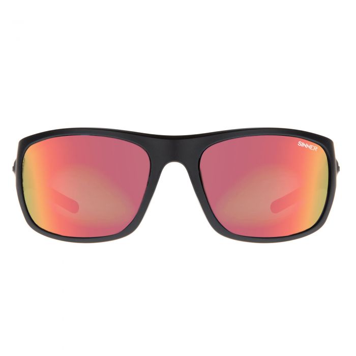 Bruno Sport Sunglasses - Matte Black/Red