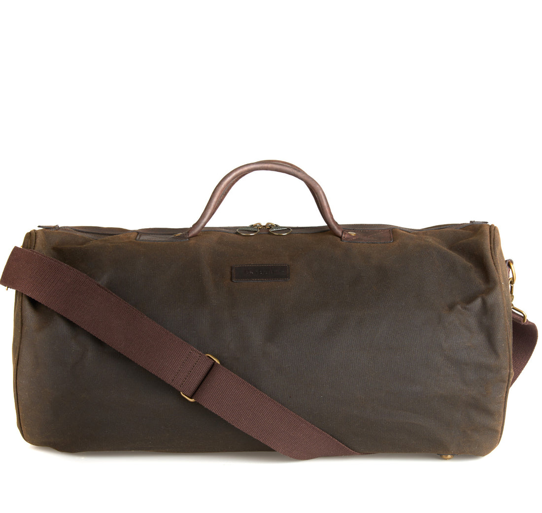 Wax Duffel Holdall - Olive